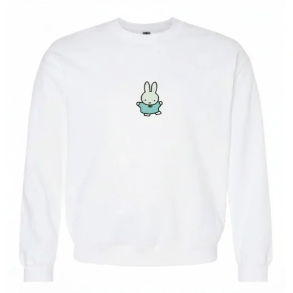 Bunny Embroidered Sweatshirt - Picture 1 of 1
